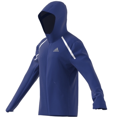 adidas Lauf-Trainingsjacke Marathon (360° reflektierendes Design, schmal) blau Herren